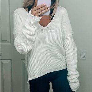 Brand New White Knit Sweater